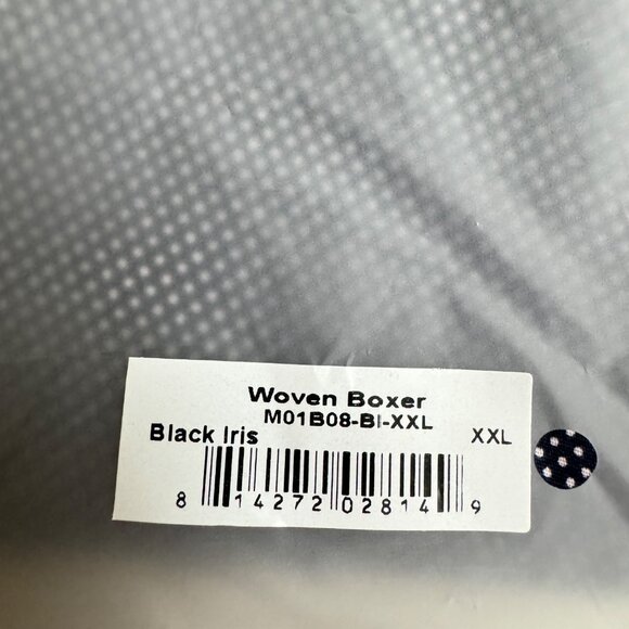 Mack Weldon woven boxer black Iris size mens XXL 98% cotton 2% spandex new - Picture 5 of 8